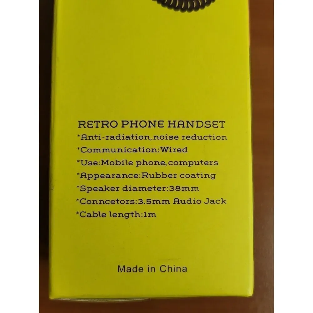 Retro Handset, Cell Phone Handset Anti Radiation #A10